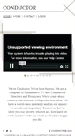 Mobile Screenshot of conductorproductions.com